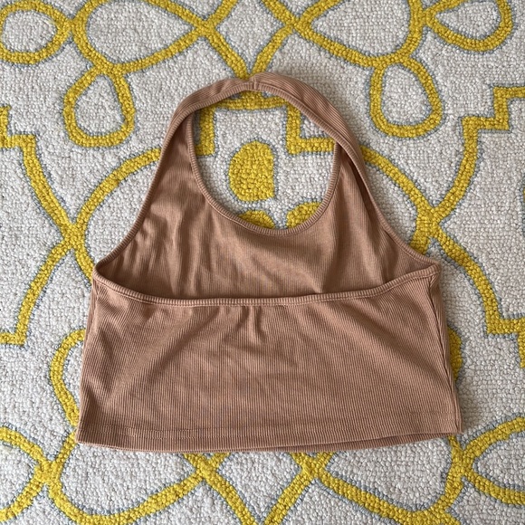 NWOT Shein Halter Crop Top. Sz M - Picture 3 of 4